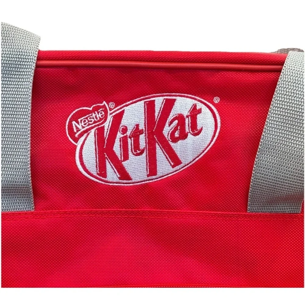 KitKat Large Weekender Tote Duffle Bag Double Handle Adjustable Shoulder Strap